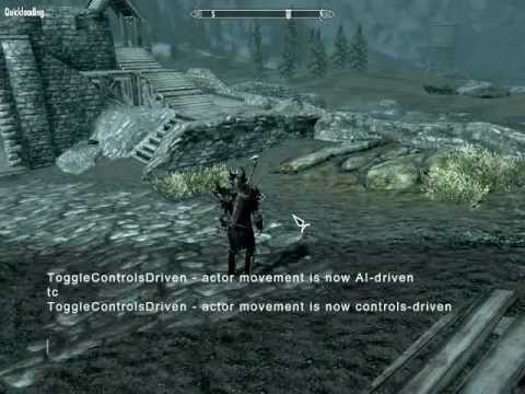 how to use commands in skyrim